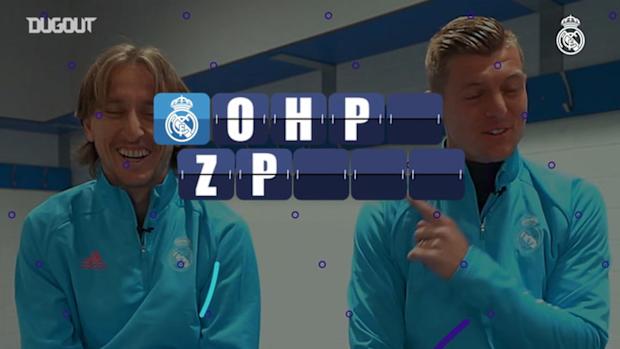 Teammates: Toni Kroos and Luka Modrić answer questions